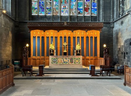 Photo for Paisley Abbey empty following annual deep clean - Royalty Free Image