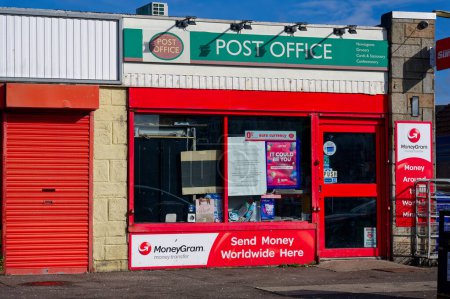 Photo for Royal Mail Post Office and signage on high street - Royalty Free Image