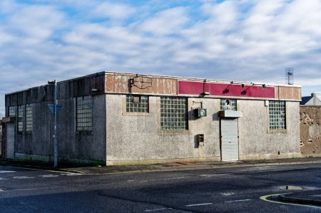 Derelict pub business closed in Glasgow suburbs UK