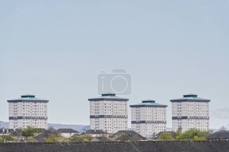 Hochhaus-Wohnungen in Glasgower City