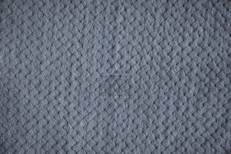 Photo for Grey canvas texture cotton gray wallpaper in horizontal background - Royalty Free Image