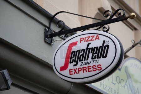 Photo for Bordeaux , France -  08 18 2023 : Segafredo zanetti text sign and brand logo cafe coffee shop leading Italian coffee makers signage pizza restaurant - Royalty Free Image