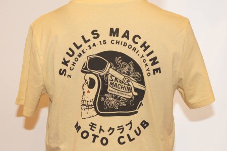 Photo for Bordeaux , France - 10 31 2023 : Skulls machine custom motorcycles tshirt in the store with text logo and brand sign - Royalty Free Image