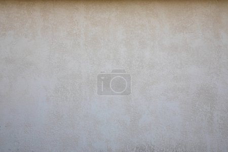 Photo for Concrete grey wall texture beige wallpaper cement plaster background - Royalty Free Image