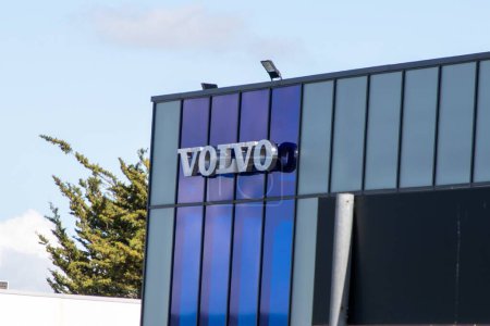Photo for Bordeaux , France -  04 29 2024 : Volvo Automobile shop logo brand and text sign on facade dealership car store building - Royalty Free Image