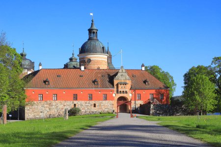 Front view of the 16th century Gripsholm castle