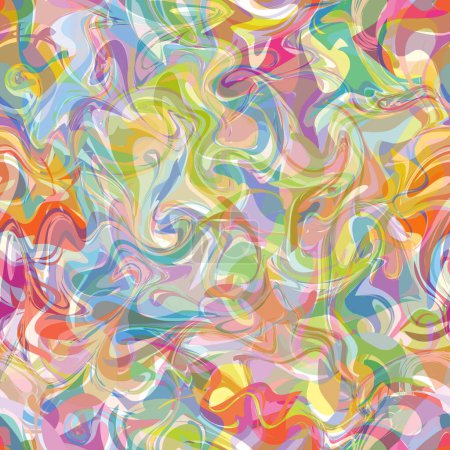 Seamlessly Repeating Liquid Colors