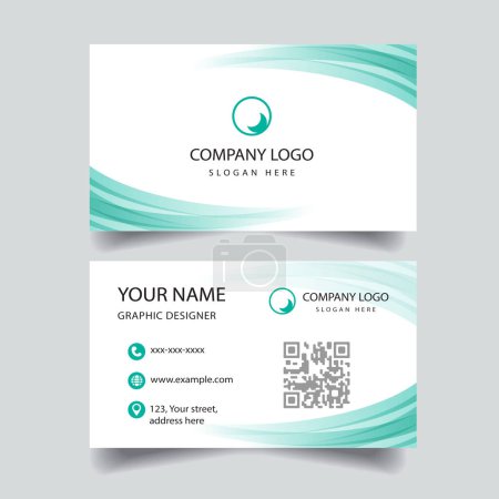 Illustration for Modern Business Card Template - Royalty Free Image