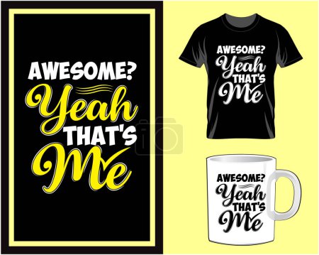 Illustration for Motivational quote typography lettering t shirt design vector illustratioin - Royalty Free Image