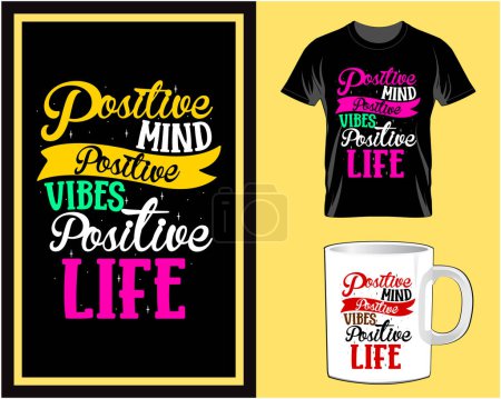 Illustration for Motivational quote typography lettering t shirt design vector illutration - Royalty Free Image