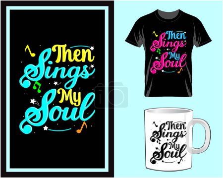 Illustration for Motivational quote lettering typography t shirt design vector illustration - Royalty Free Image