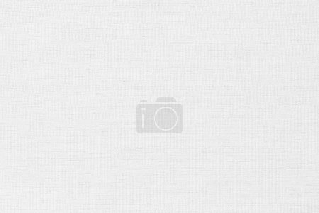 Photo for White cotton fabric cloth texture for background, natural textile pattern. - Royalty Free Image