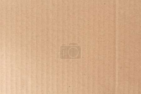 Photo for Cardboard sheet texture background, detail of recycle brown paper box pattern. - Royalty Free Image