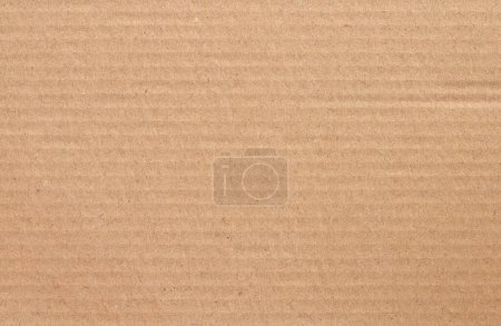Photo for Cardboard sheet texture background, detail of recycle brown paper box pattern. - Royalty Free Image