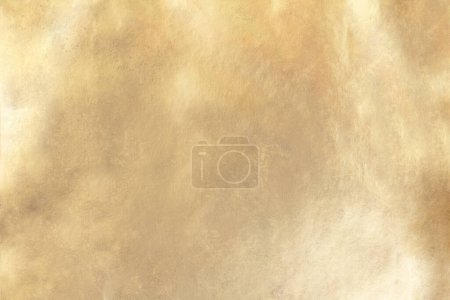 Photo for Gold shiny brushed, gradient background. Abstract watercolor. Vintage paper Holiday, wealth - Royalty Free Image