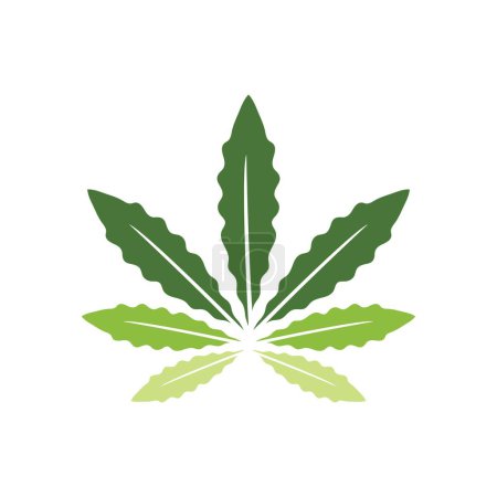 Cannabis-Blatt-Logo Designs Inspiration