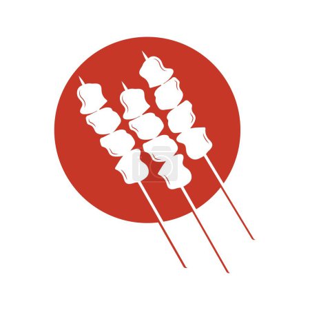 Satay-Logo-Design-Vorlage für Ihr Business-Essen