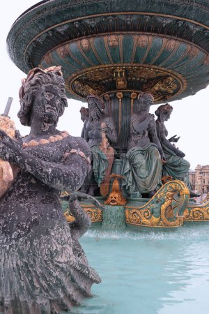 Photo for Fountain on Place de la Concorde in Paris, France - Royalty Free Image
