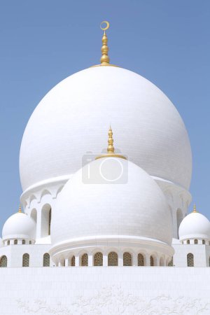 Detail der Scheich-Zayed-Moschee, Abu Dhabi, Vereinigte Arabische Emirate