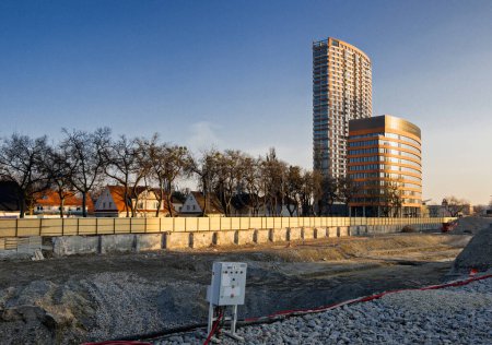 Photo for Construction of Klingerka II, III, in Bratislava, Slovakia. - Royalty Free Image