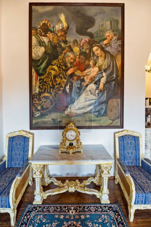 Téléchargez les photos : Intérieur du château à Bojnice, meubles historiques, Slovaquie. - en image libre de droit