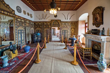 Téléchargez les photos : Intérieur du château à Bojnice, meubles historiques, Slovaquie. - en image libre de droit