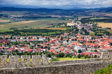 Photo for Spiske Podhradie, general view, walls of Spis castle, Slovakia. - Royalty Free Image