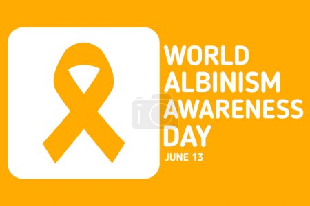 Téléchargez les photos : Journée mondiale de sensibilisation à l'albinisme Illustration. Le 13 juin. Convient pour carte de vœux, affiche et bannière. - en image libre de droit