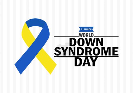 World Down Syndrome Day modern wallpaper. Holiday concept. Template for background, banner, card, poster with text inscription