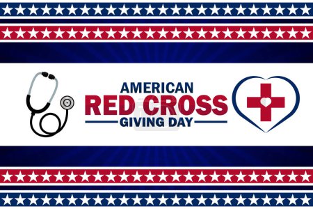 American Red Cross Giving Day wallpaper with typography. American Red Cross Giving Day, background