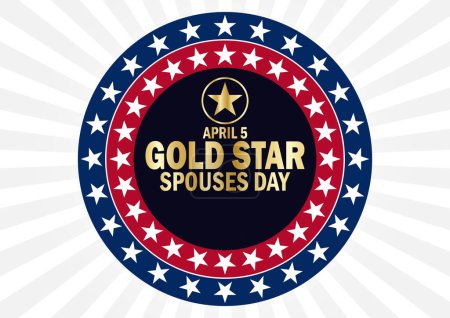 Fondo de pantalla Gold Star Spouses Day con tipografía. Cónyuges Estrella de Oro Día, fondo