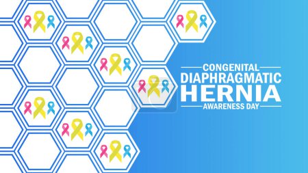 Congenital Diaphragmatic Hernia Awareness Day. Holiday concept. Template for background, banner, card, poster with text inscription