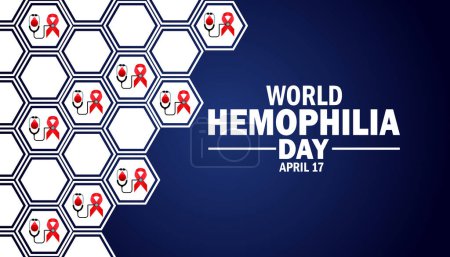 World Hemophilia Day. Holiday concept. Template for background, banner, card, poster with text inscription