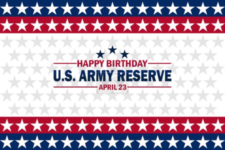 Happy Birthday US Army Reserve wallpaper with shapes and typography. Happy Birthday US Army Reserve, background