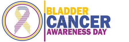 Bladder Cancer Awareness Day. Suitable for greeting card, poster and banner