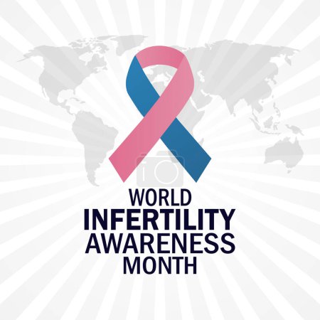 World Infertility Awareness Month. Health concept. Template for background, banner, card, poster with text inscription.