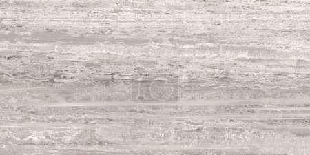 Photo for Italian travertine gray tone marble texture background high resolution - Royalty Free Image