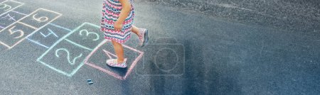 Photo for Street children's games in classics. Selective focus. nature. - Royalty Free Image