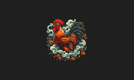 diseño de ilustración de vector de pollo