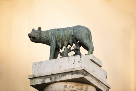 statue of the she-wolf symbol of Rome