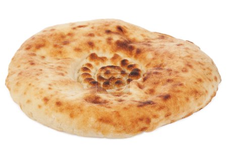 Téléchargez les photos : Pain pita oriental de la tandoor Isolé musulman tortilla pain cuit à la main - en image libre de droit