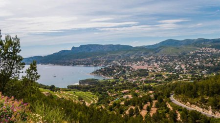 Cassis on the banks of the Mediterranean in the Bouches du Rhne in France.