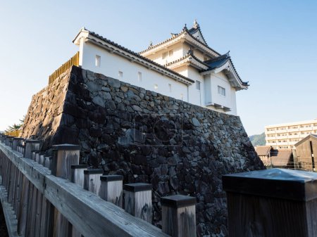 Photo for Reconstructed tower of Kofu castle (Maizuru castle) in Maizuru Castle Park - Royalty Free Image