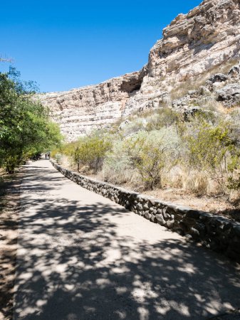 Footpath leading to Montezuma Castle National Monument - Camp Verde, AZ, USA