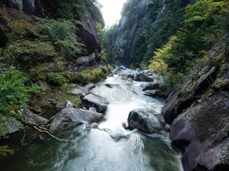 Photo for Scenic Shosenkyo Gorge in Kofu - Yamanashi prefecture, Japan - Royalty Free Image