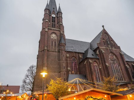 Photo for Christmas market in a small german village - Royalty Free Image
