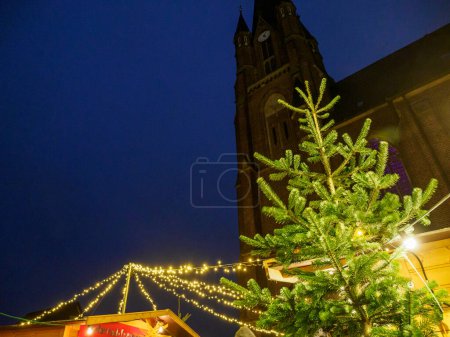 Photo for Christmas market in a small german village - Royalty Free Image