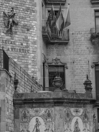 Foto de La ciudad de barcelona en España - Imagen libre de derechos