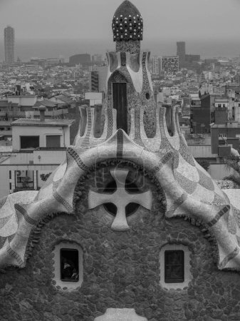 Foto de La ciudad de barcelona en España - Imagen libre de derechos