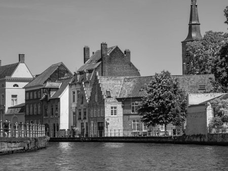 The old city of Bruges in Belgium